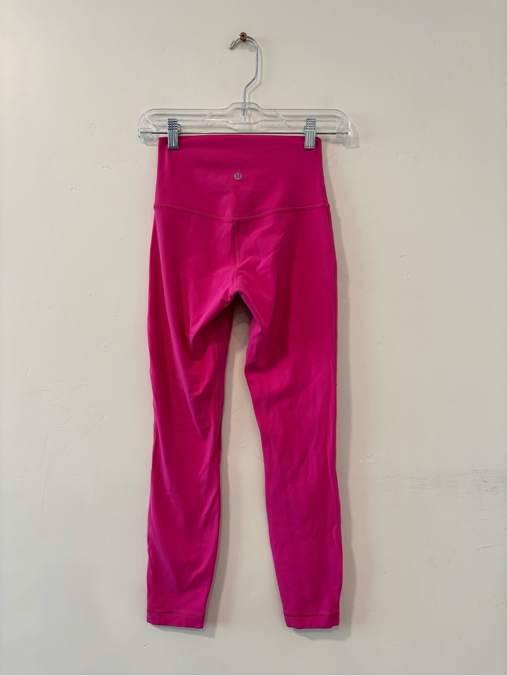 Lululemon Align Hight Rise Double Lined Nulu Size 4 Sonic Pink Yoga Pilates